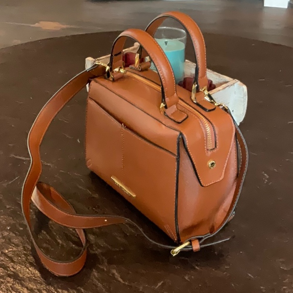 Steve Madden Cognac Breese Crossbody Purse - Picture 3 of 13